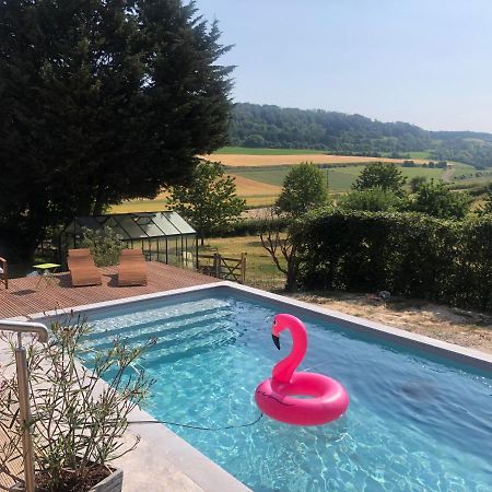 Gite Piscine Jacuzzi Privatises Clos Valentin Freulleville Zewnętrze zdjęcie